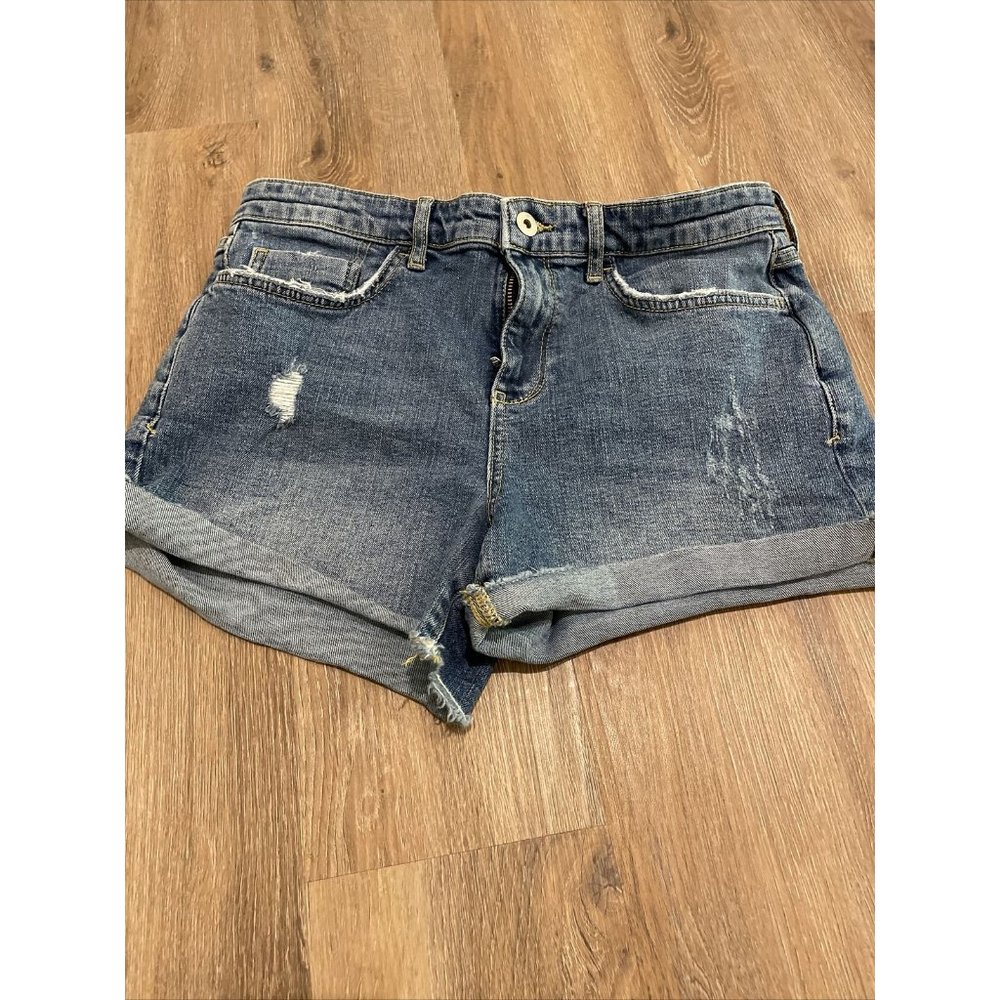 Anthro Pilcro & the Letterpress denim shorts 28